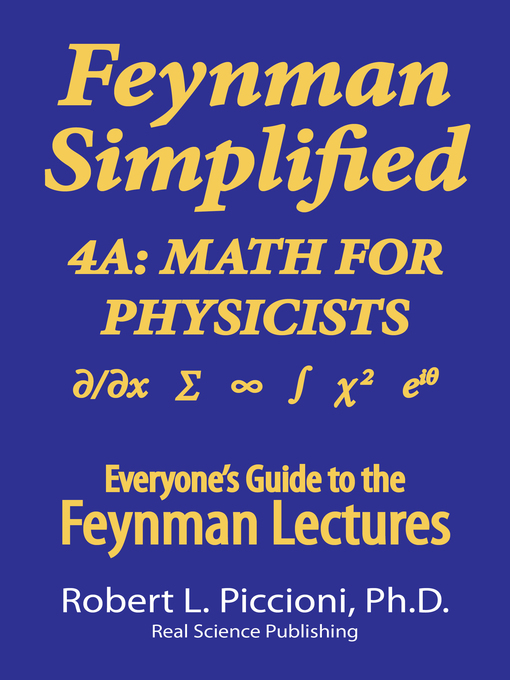 Title details for Feynman Lectures Simplified 4A by Robert Piccioni - Available